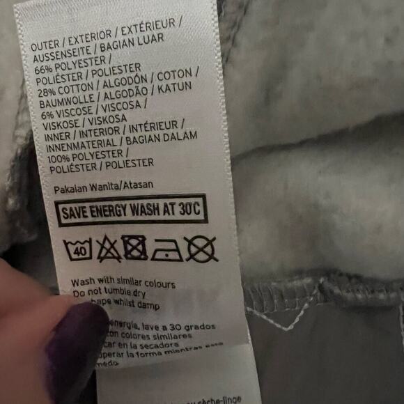 Ivy Park Hooded Quilted Logo Sweatshirt Vest Size XS - Picture 8 of 8